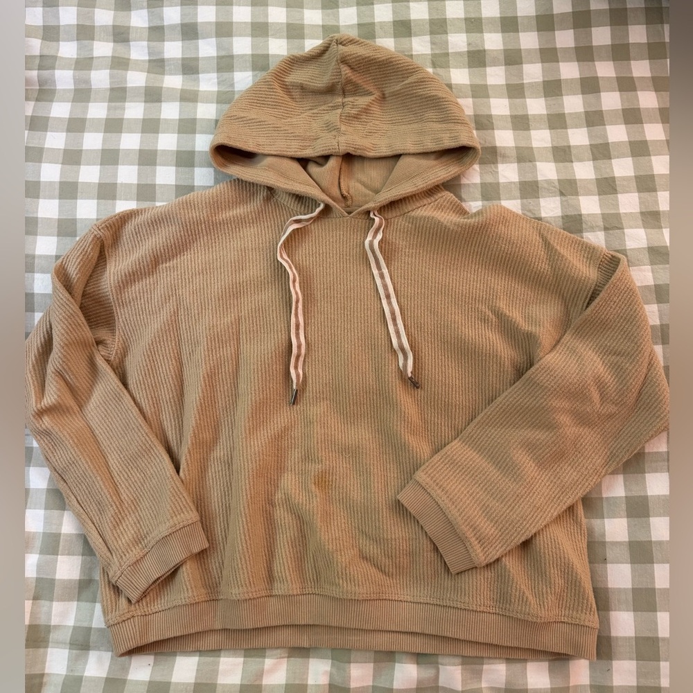 Aerie Hooded Ribbed Sweater - Picture 2 of 4